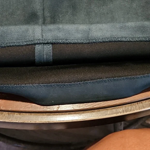 NWOT Calvin Klein Forrest Green Faux Suede Sheath Dress (547) - Picture 7 of 7